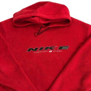 Nike Performance Men Medium Red Long Sleeve Athletic Hoodie Pullover